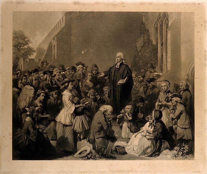 John Wesley Preaching